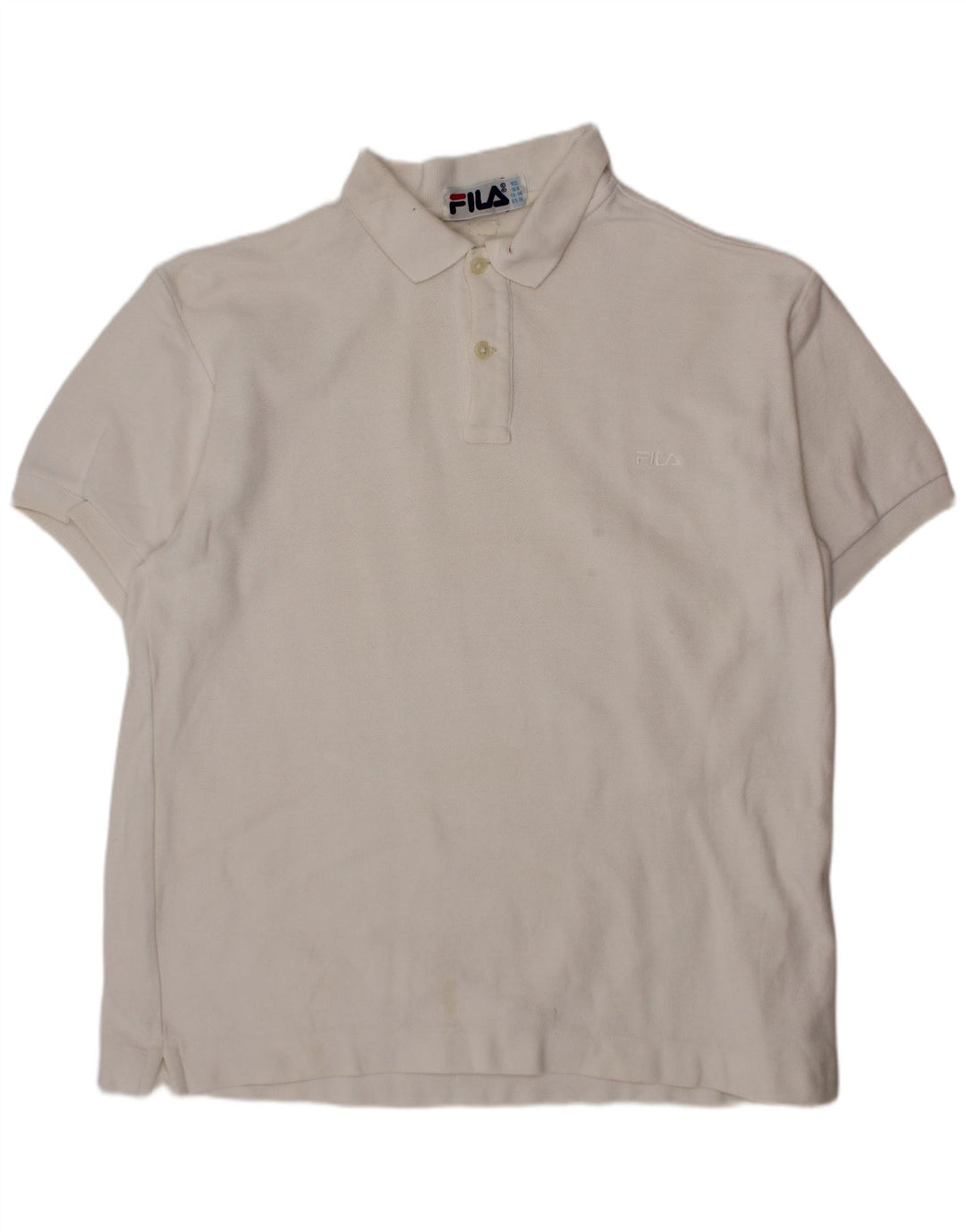 FILA Polo Garçon 13-14 ans Blanc