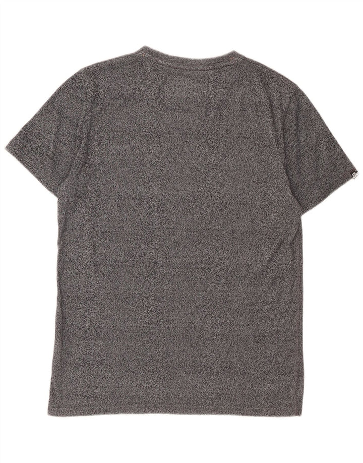 SUPERDRY T-Shirt Graphique Homme Gris Moyen Moucheté Coton