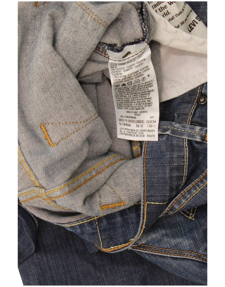 Levi's Jean Slim 519 Femme W32 L34 Bleu Coton