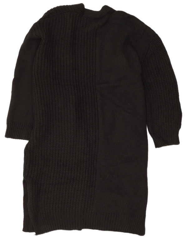Topshop Cardigan long surdimensionné pour femme EU 36/38 Petit Noir
