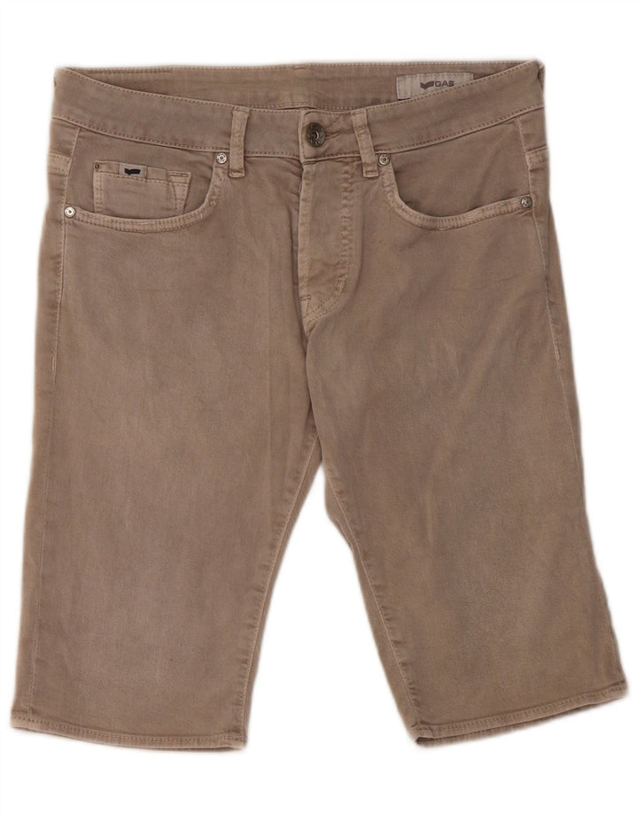 Gas Short en Jean Femme W32 Grand Gris Coton