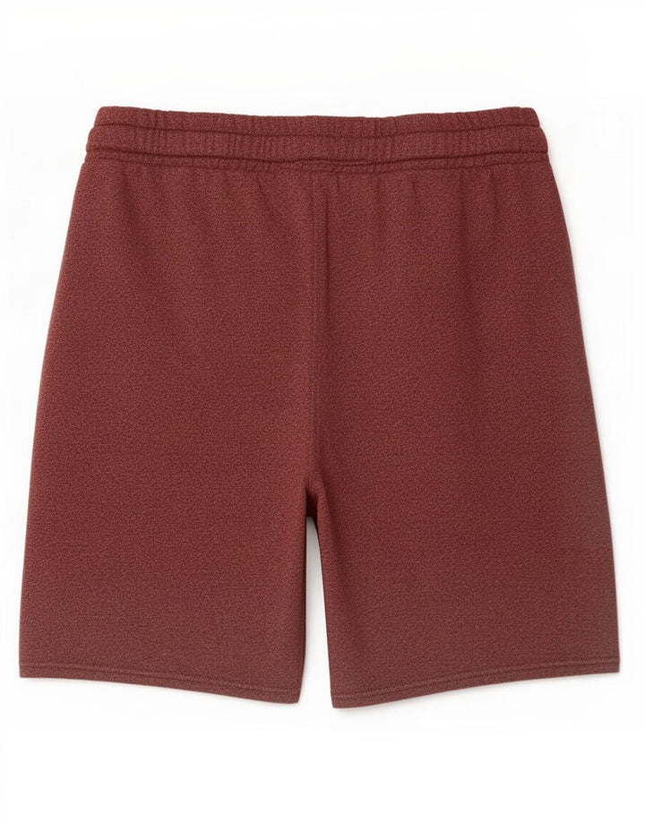 Superdry Short de Sport Graphique Homme Marron Moyen Polyester