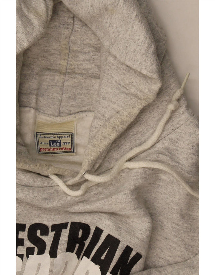 Lee Pull à Capuche Graphique Homme Gris Moyen