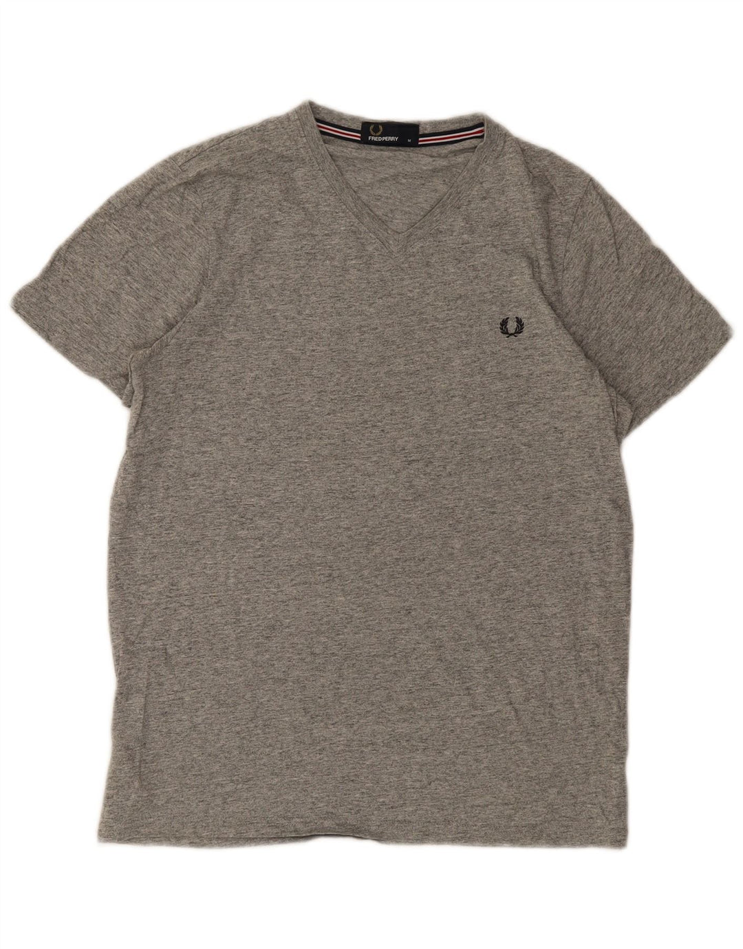 FRED PERRY T-Shirt Homme Gris Moyen Moucheté Coton