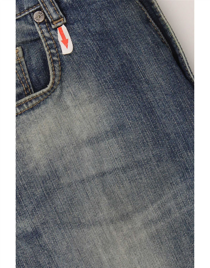 Gas Jean Slim Femme W30 L31 Bleu Coton