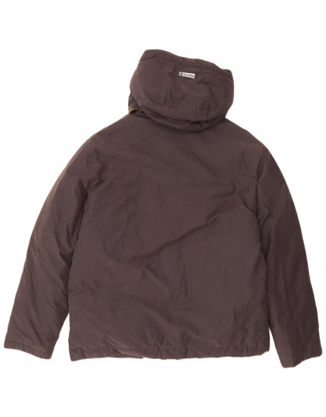 Invicta Veste matelassée à capuche pour homme UK 40 Large Noir Coton