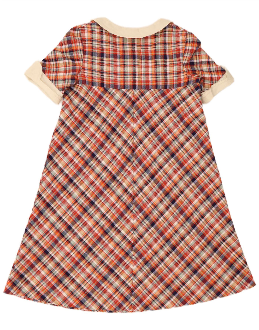 vintage Femme Robe A-Line US 4 Petit Carreau Rouge