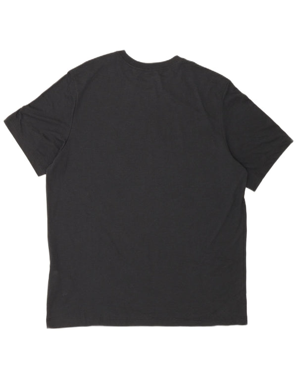 Nike Hommes Dri Fit Graphic T-Shirt Top XL Noir Polyester