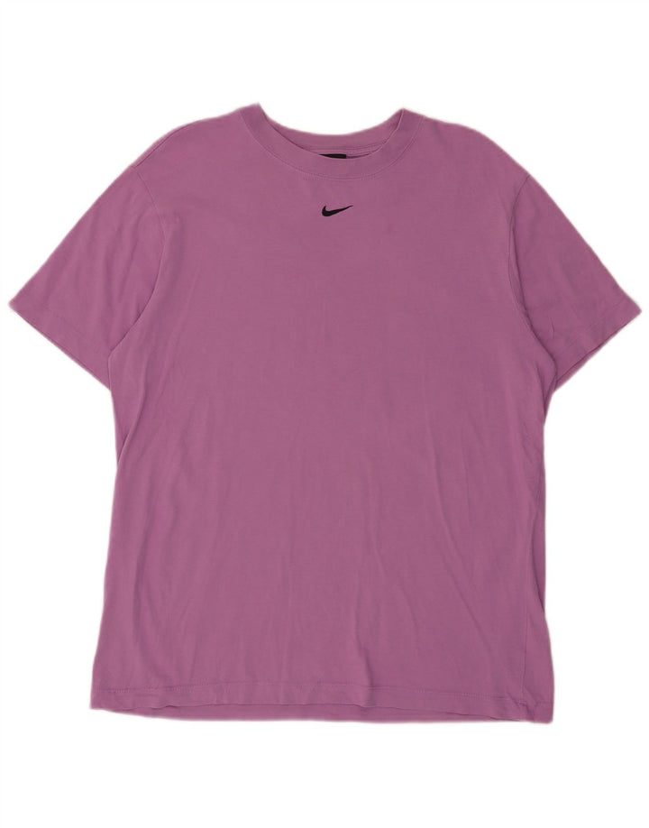 NIKE T-Shirt Homme Haut Petit Violet Coton