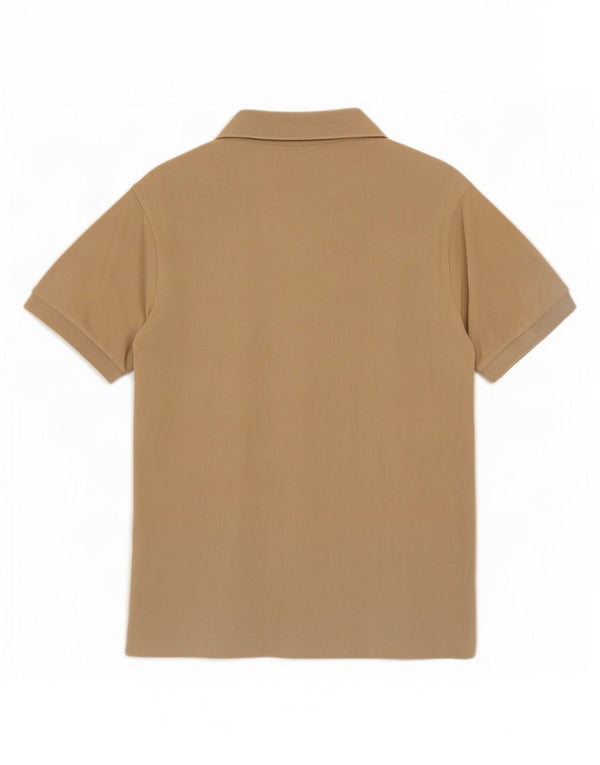 Lacoste Homme Coupe Classique Polo Taille 5 Grand Coton Beige