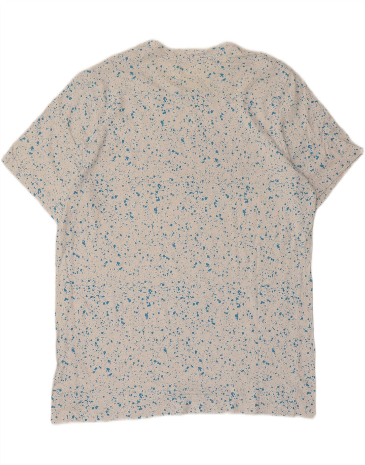 Nike T-shirt graphique pour homme en coton moucheté blanc grand format