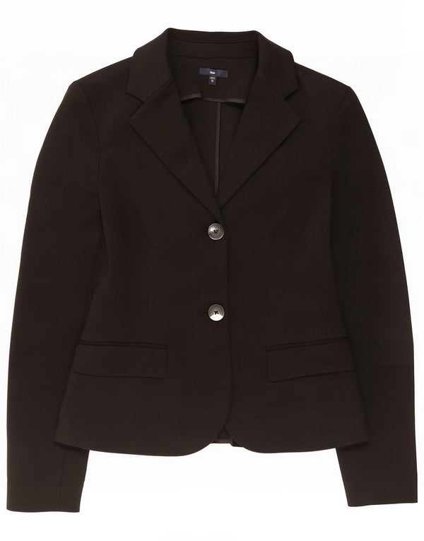 Gap Veste blazer à 2 boutons pour femme UK 6 XS Noir Polyester