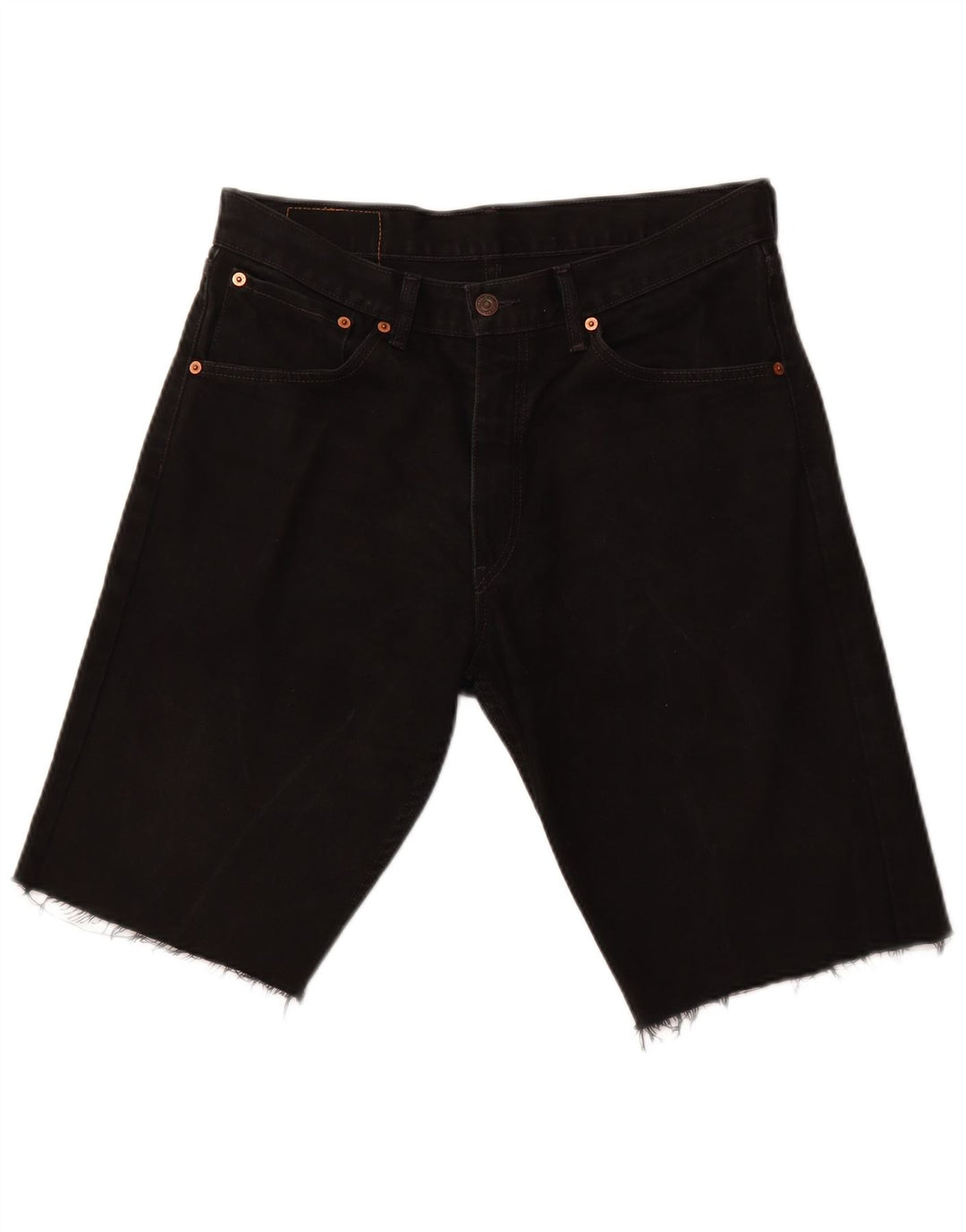 LEVI'S Short en Jean 521 Homme W 34 Large Noir Coton