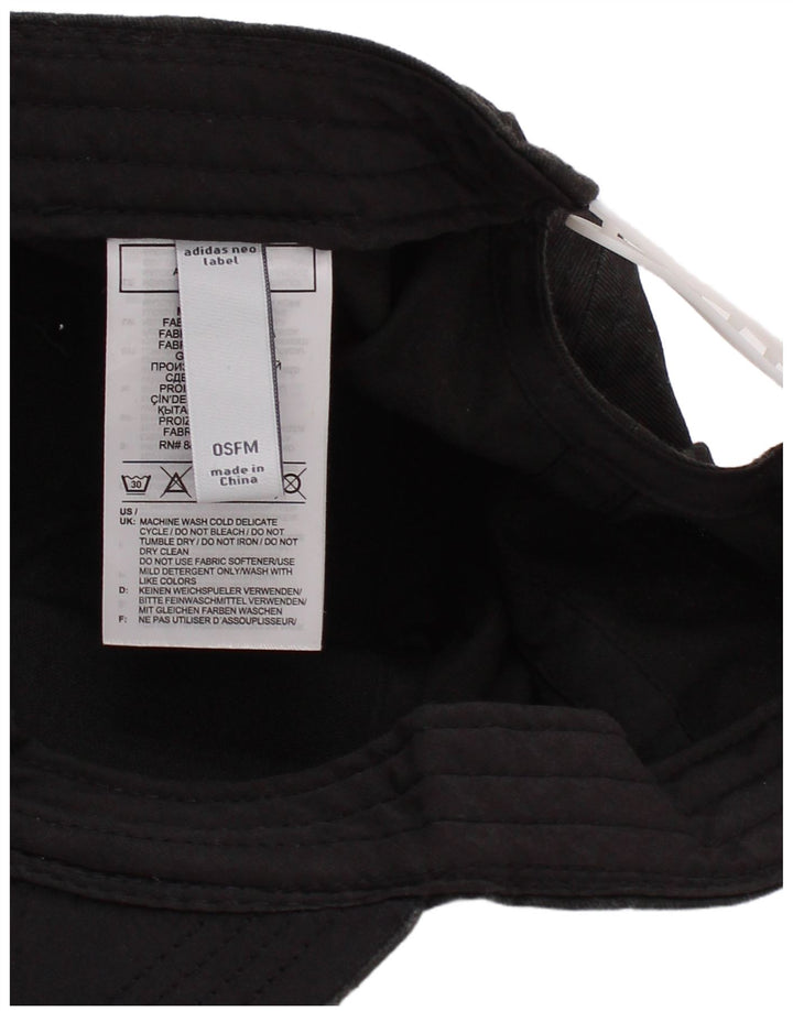 ADIDAS Mens Graphic Baseball Cap One Size Black Polyester Sports