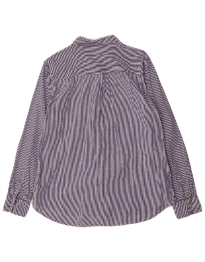 Gap Chemise Femme Taille 16 Grand Coton Bleu à Rayures