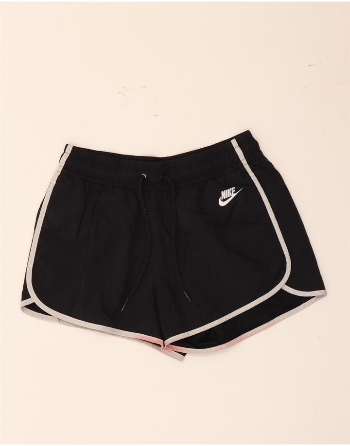 Nike Short de sport pour femme UK 10 Petit Noir Polyester