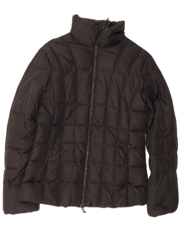 Benetton Veste matelassée pour femme UK 44 Medium Noir Nylon
