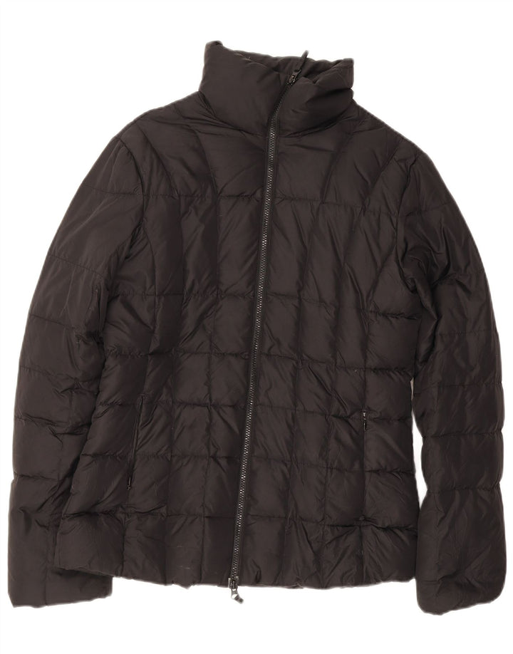 Benetton Veste matelassée pour femme UK 44 Medium Noir Nylon