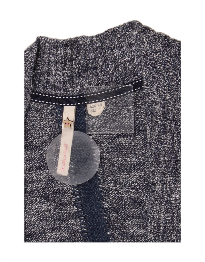 WHITE STUFF Womens Oversized Longline Cardigan Sweater UK 10 Small Grey Vintage White Stuff and Second-Hand White Stuff from Messina Hembry 
