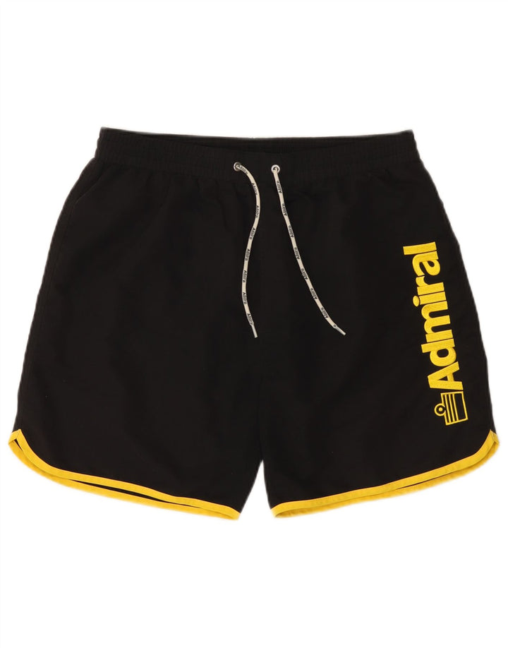 Admiral Short de bain graphique pour homme en polyester color block Noir Taille L