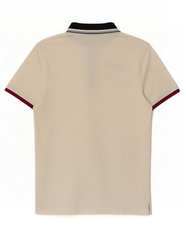 Fred Mello Polo Homme XL Blanc Colourblock Coton