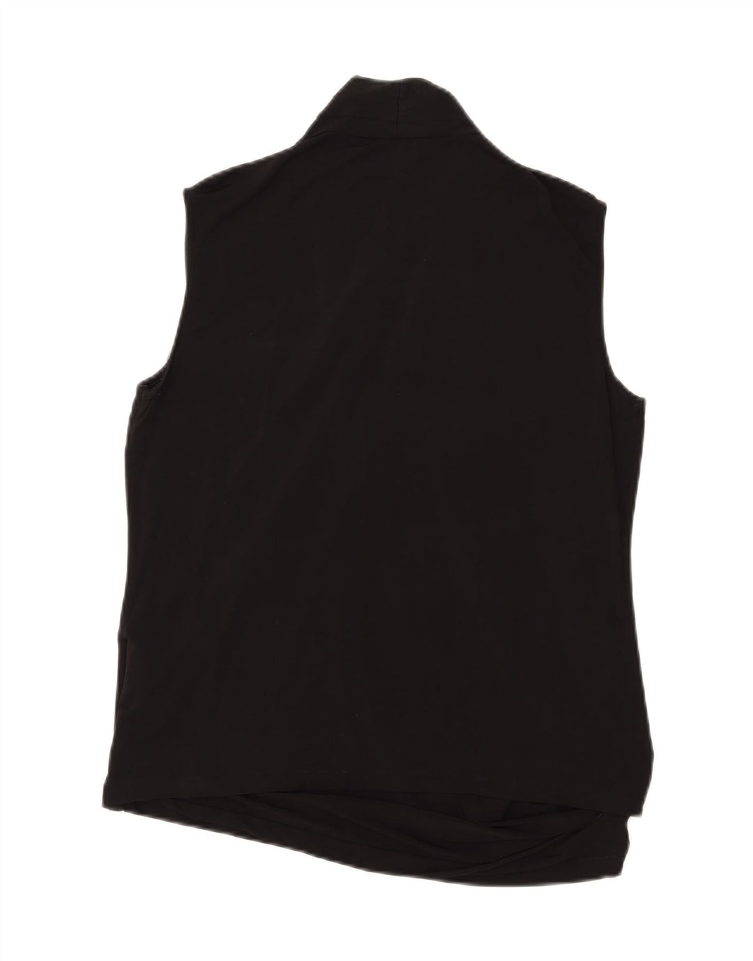 Max Mara Chemisier sans manches pour femme UK 20 2XL Noir Viscose