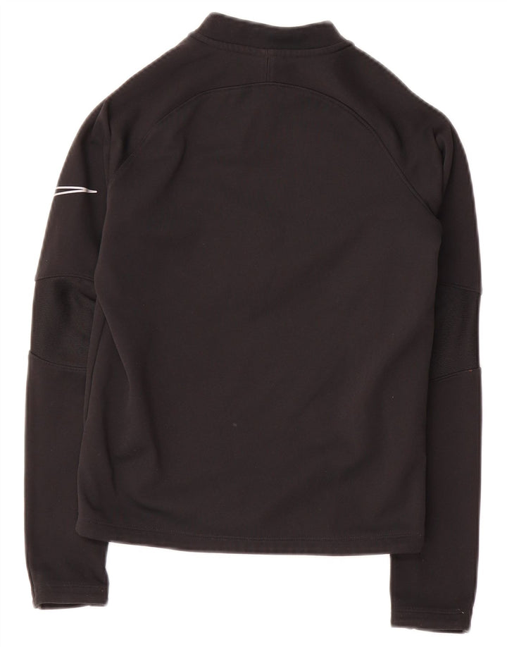 Nike Garçon Therma-Fit Zip Neck Pull Survêtement Top 8-9 ans petit Noir