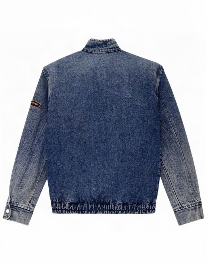 veste en denim homme vintage UK 38 Bleu moyen