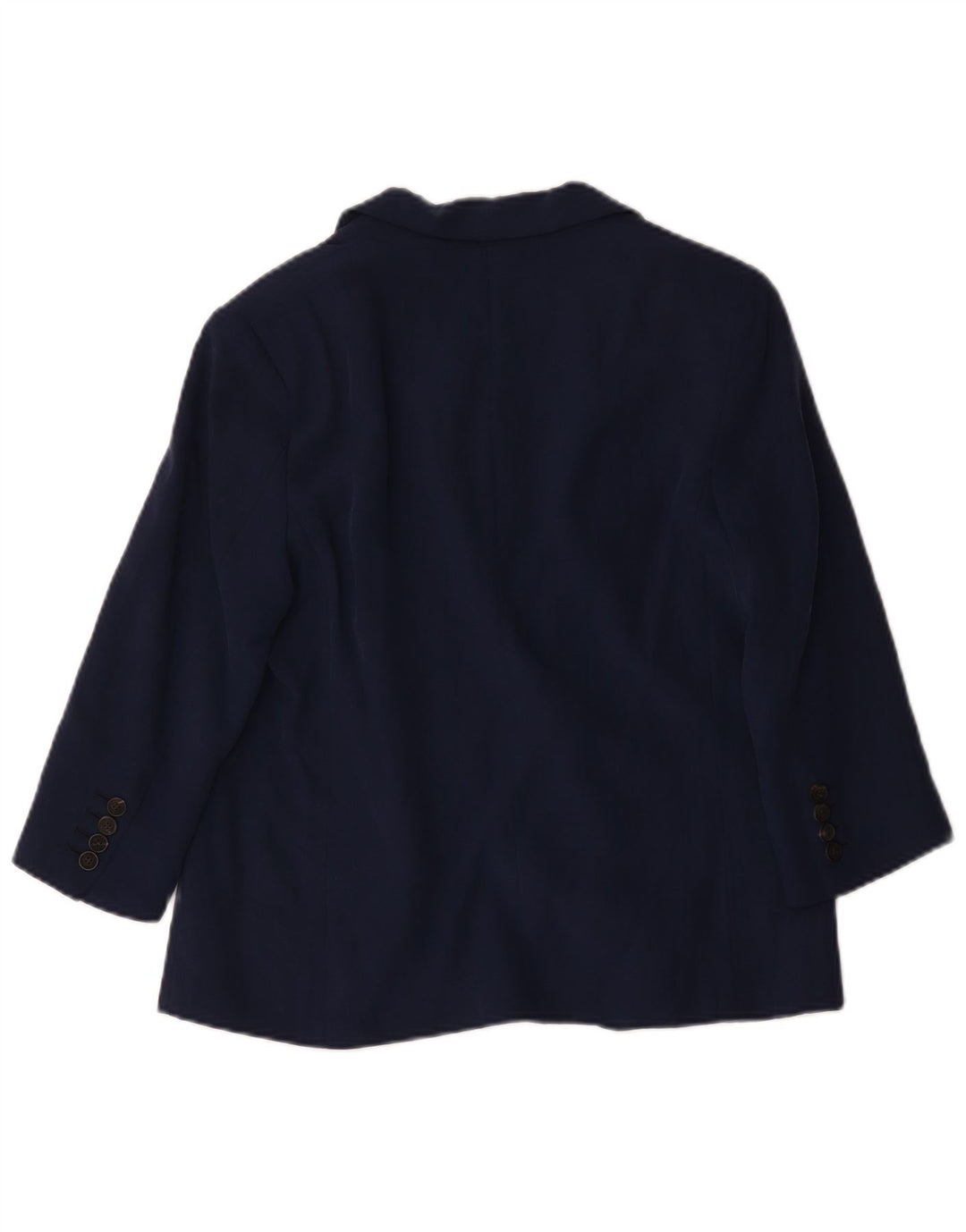 Zara Veste blazer ouverte à manches 3/4 pour femme UK 14 Bleu marine moyen