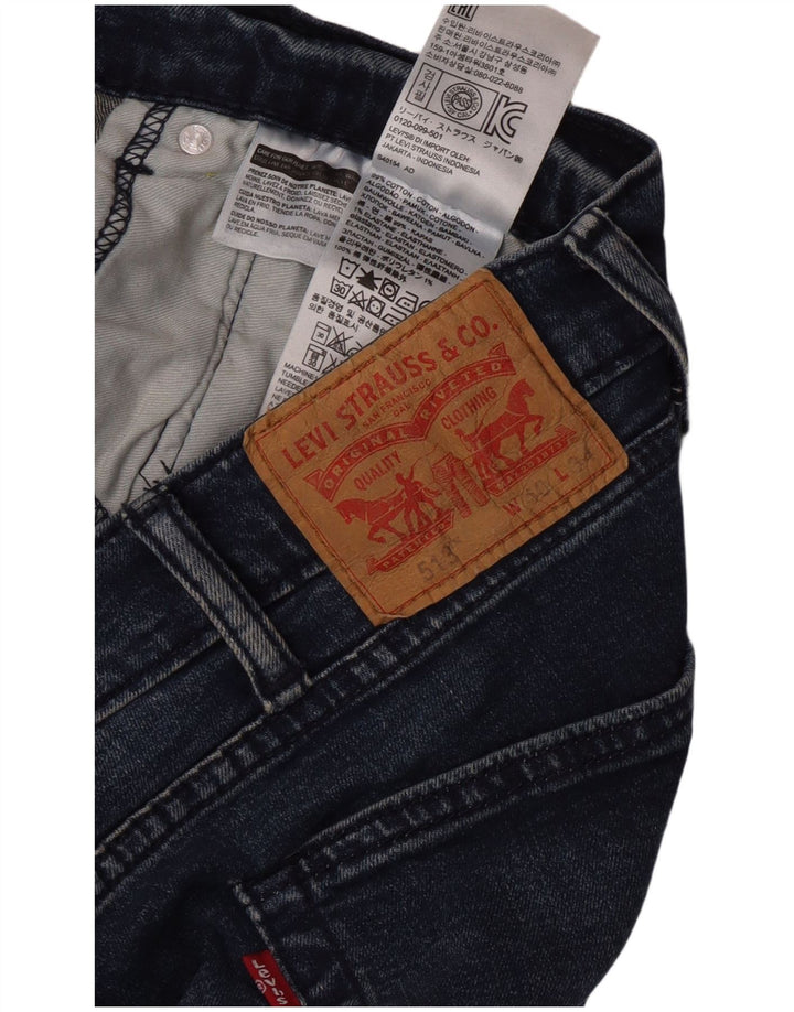 Levi's Jean Slim Droit 513 Homme W40 L27 Bleu Coton