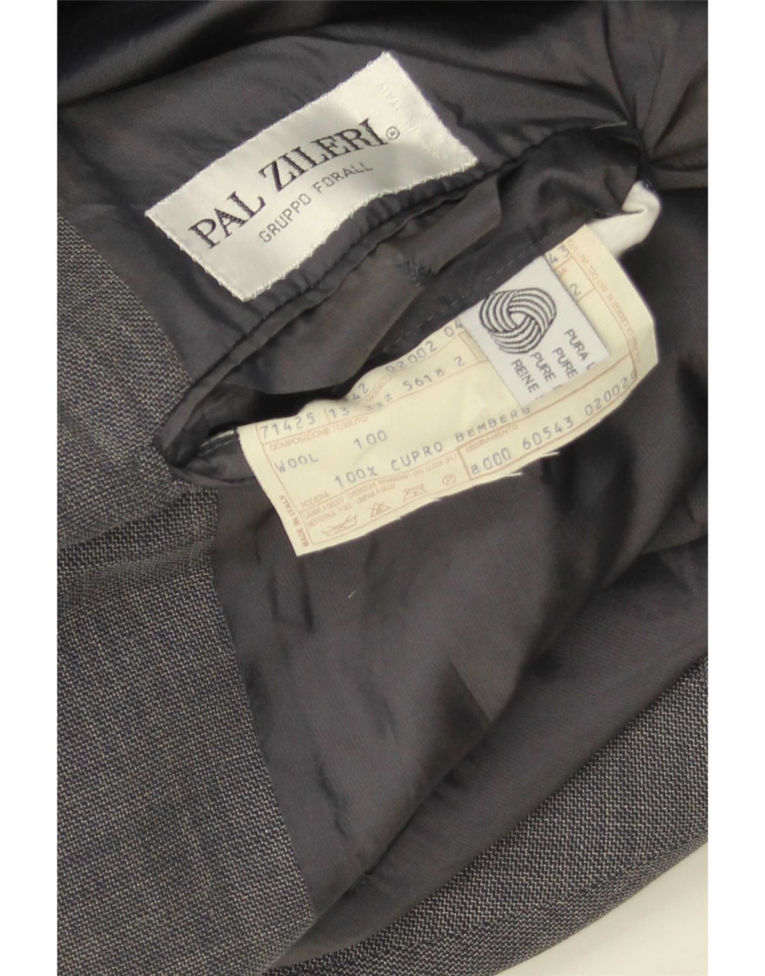 Pal Zileri Veste Blazer Croisée Homme IT 52 XL Laine Grise