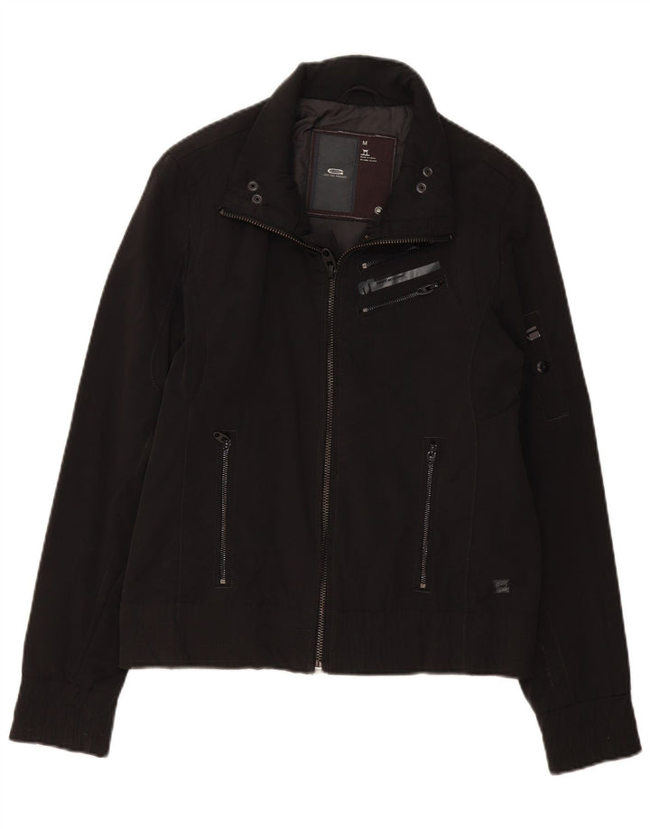 G-STAR Veste Bomber Femme UK 14 Coton Noir Moyen