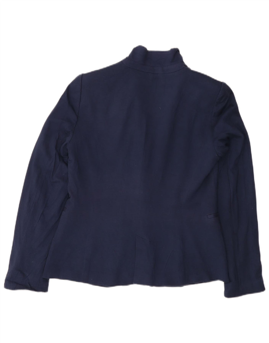 Zara Veste Blazer 1 Bouton Femme UK 14 Large Bleu Marine