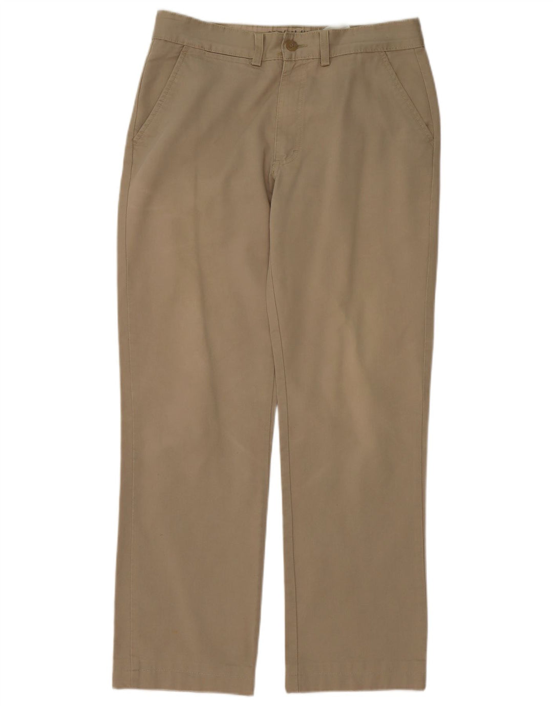 Pantalon Chino Homme CLASSIC IT 48 Medium W32 L31 Kaki Coton