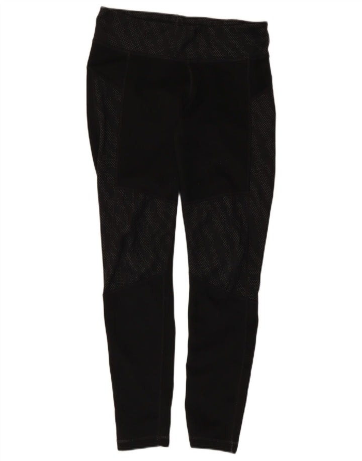 Adidas Climalite Leggings UK 8/10 Petit Noir à Pois Polyester