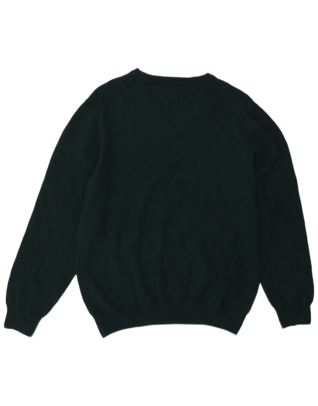 Gant Pull col V pour garçon 15-16 ans XL Vert Laine d'agneau