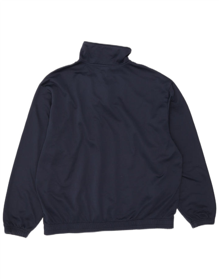 Asics Homme Pull Survêtement Top Veste XL Bleu Marine Polyester