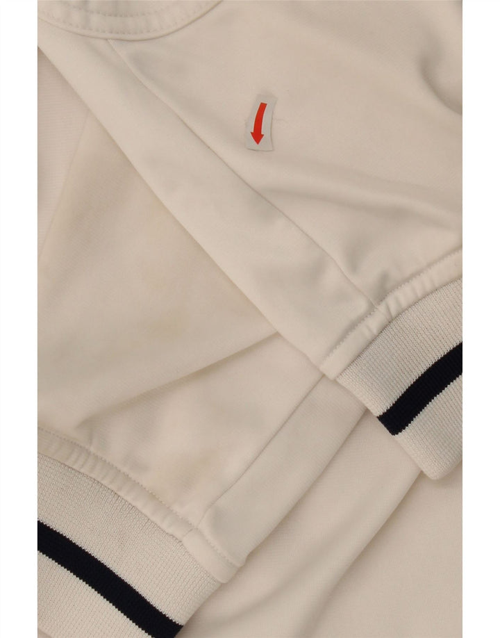 KAPPA Mens Tracksuit Top Jacket Large White Polyester Vintage Kappa and Second-Hand Kappa from Messina Hembry 