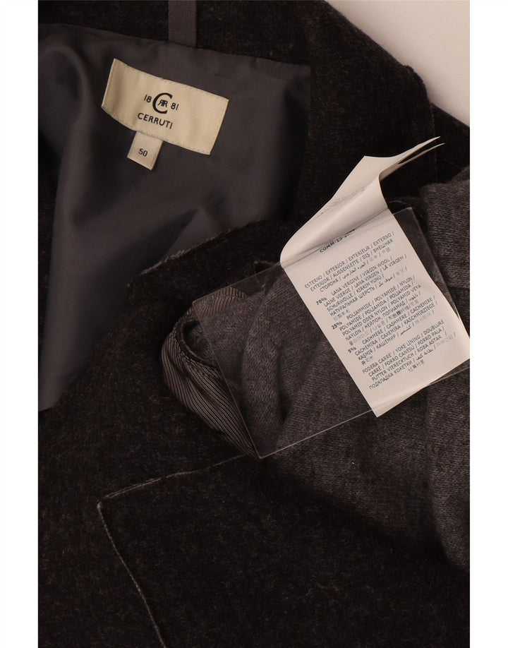 Cerruti 1881 Veste Blazer 3 Boutons Femme IT 50 XL Laine Grise