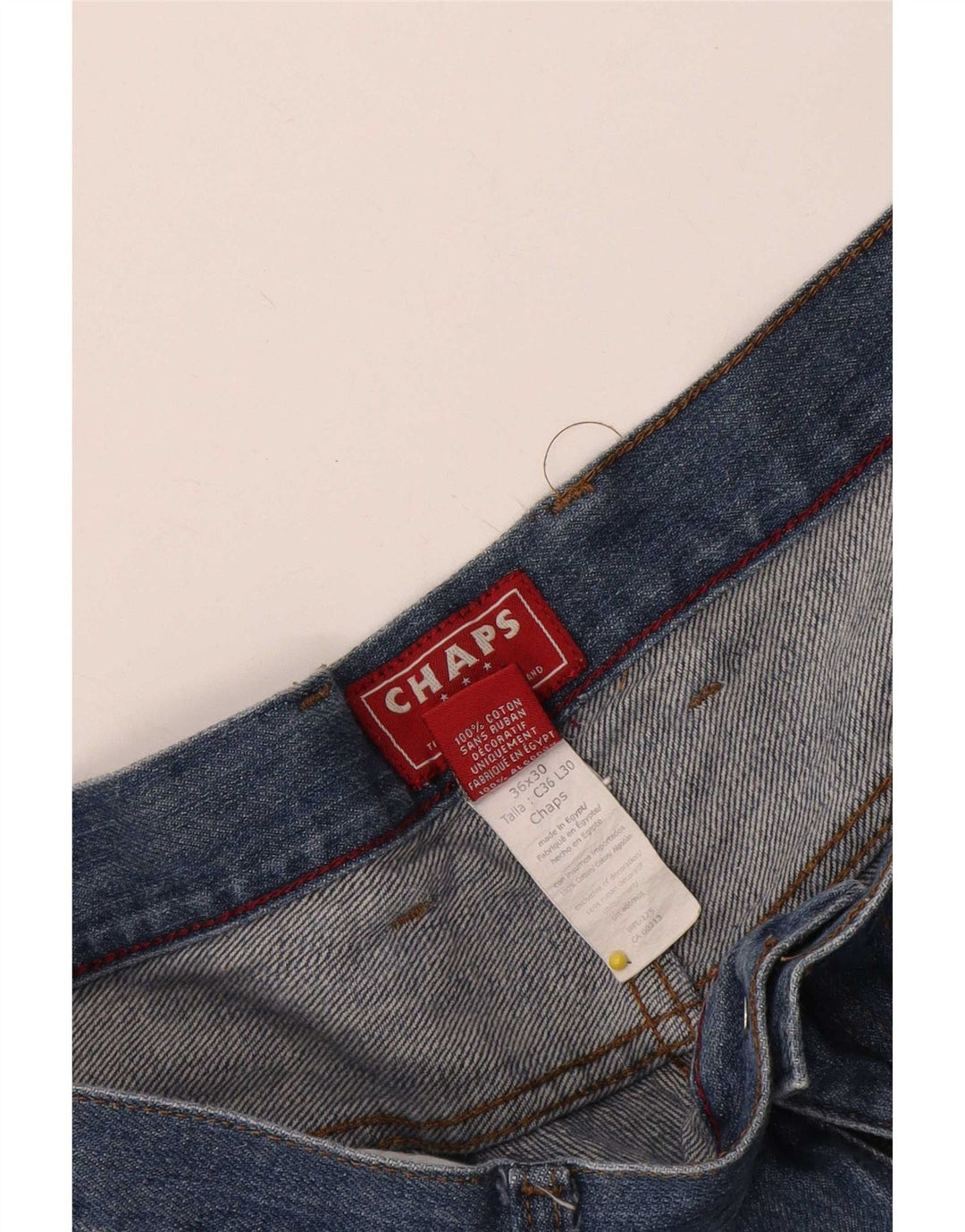 Chaps Jean droit homme W36 L30 bleu coton