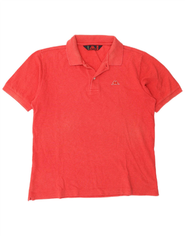 Kappa Polo Homme Petit Rouge Coton
