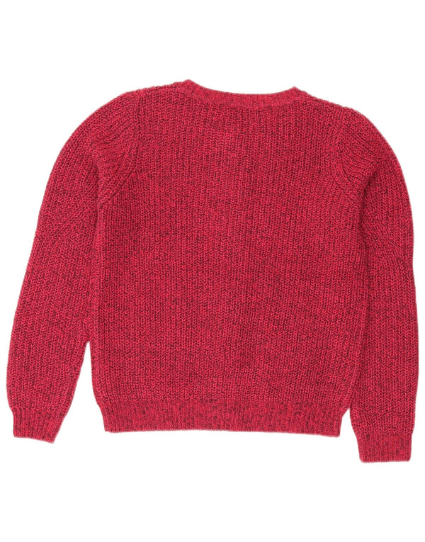 Marks & Spencer Pull cardigan surdimensionné pour femme UK 10 Petit rose moucheté