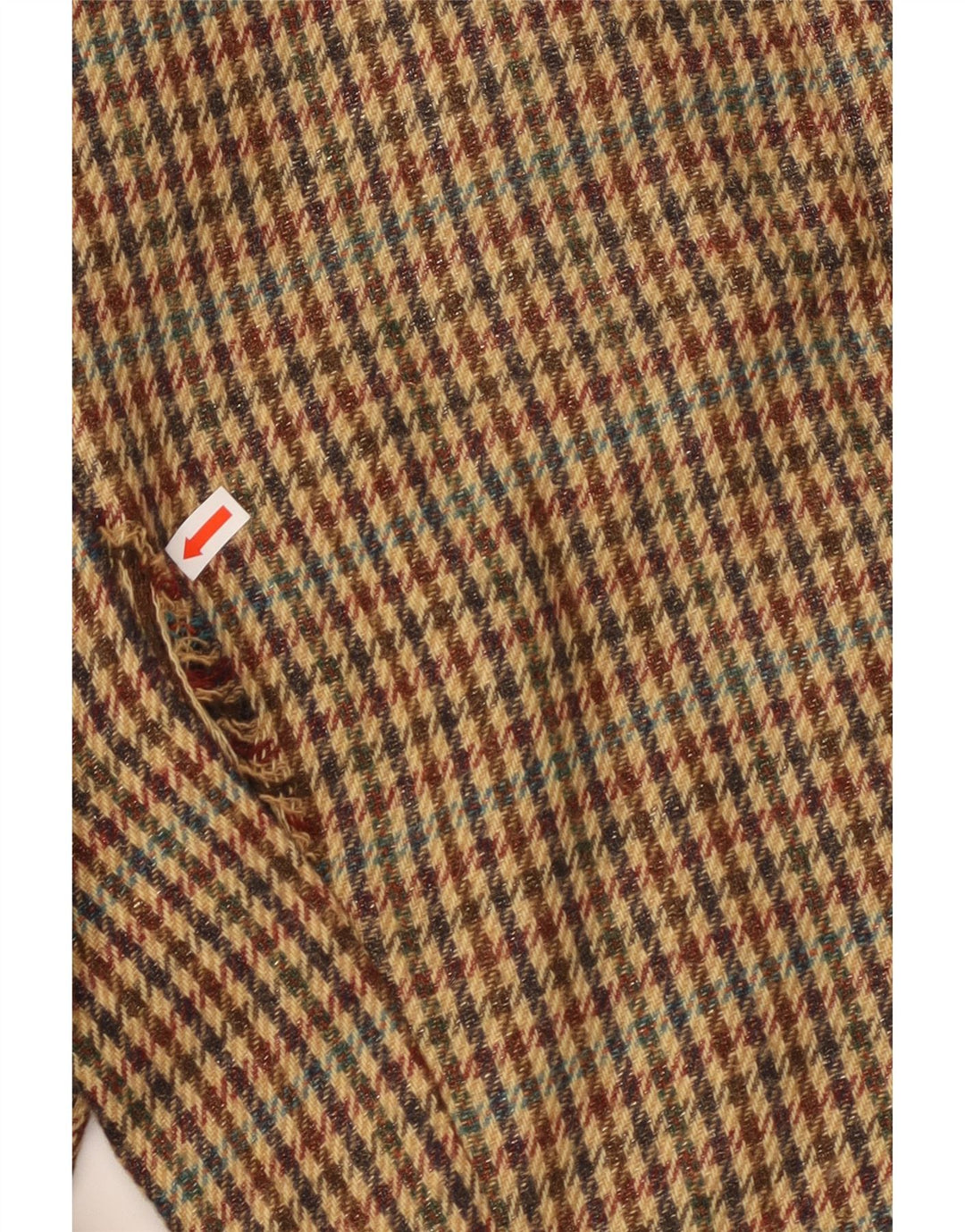 RICH & ROYAL Veste blazer 1 bouton pour femme EU 38 pied-de-poule marron moyen