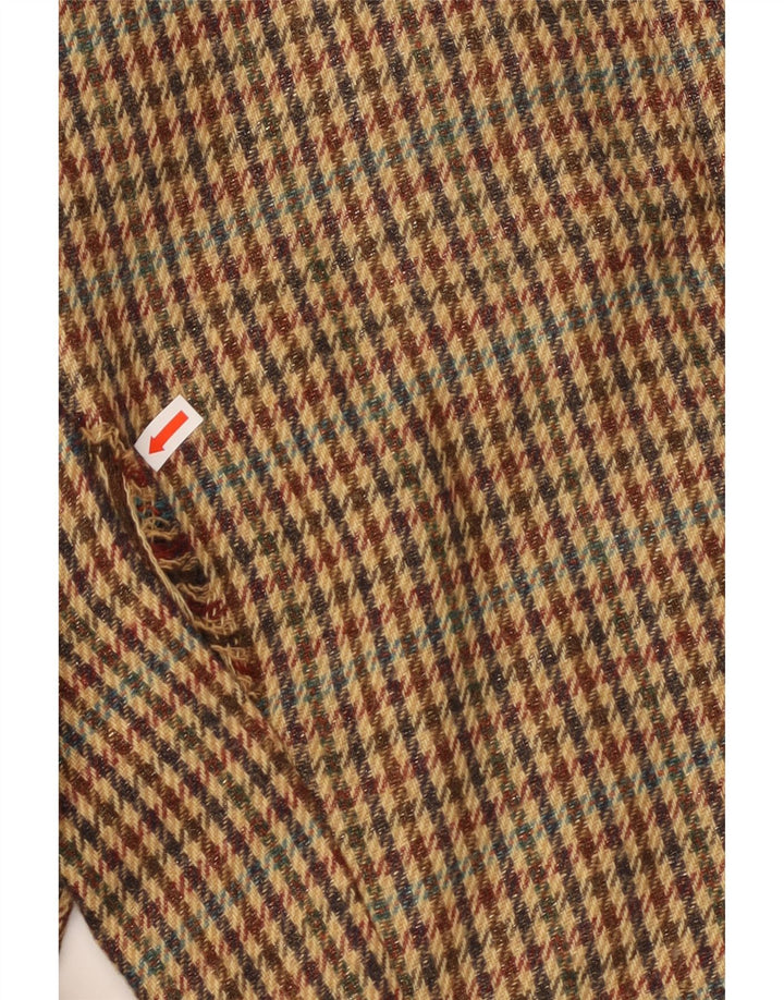 RICH & ROYAL Veste blazer 1 bouton pour femme EU 38 pied-de-poule marron moyen