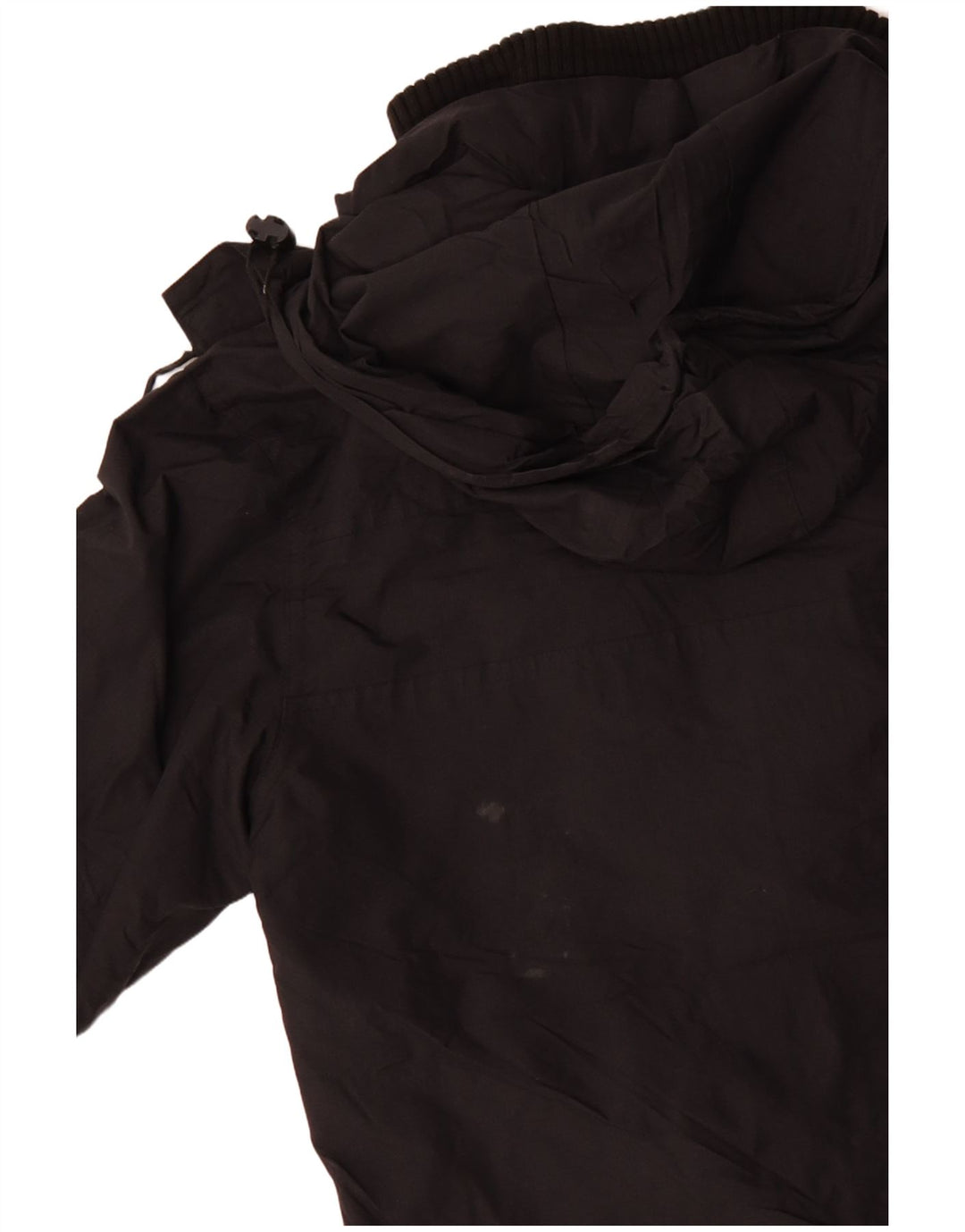SUPERDRY Veste coupe-vent à capuche pour hommes UK 38 Medium Noir Polyester