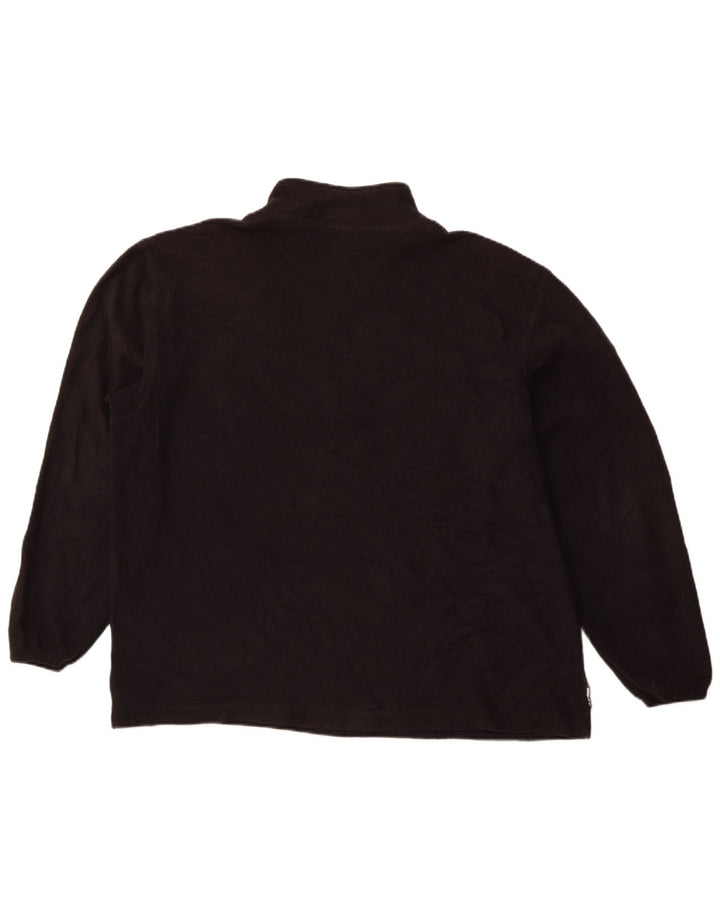 STARTER Pull Polaire à Col Zippé pour Homme Grand Noir Polyester Sports