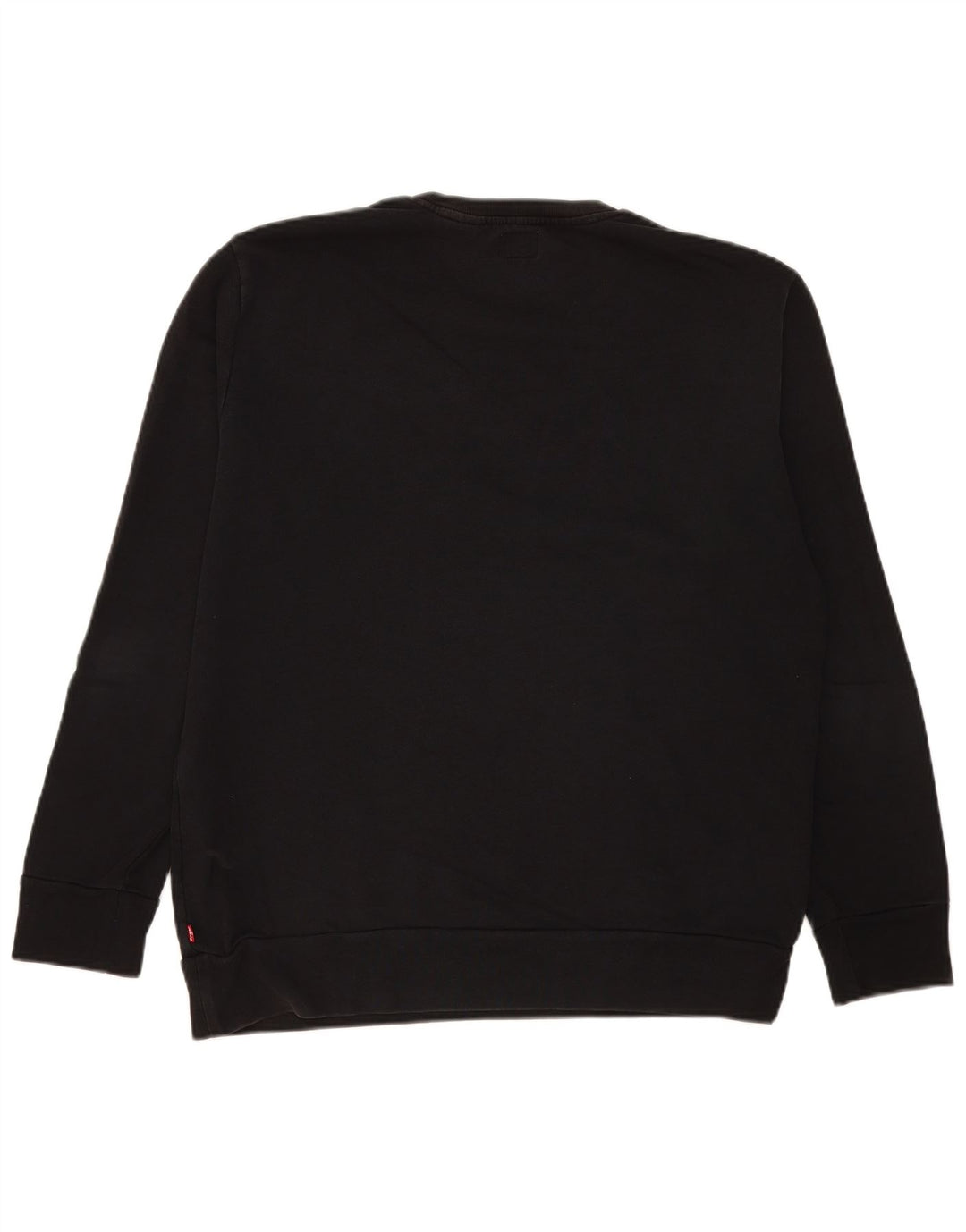 Levi's Graphic Sweatshirt Jumper Large Homme Noir Coton