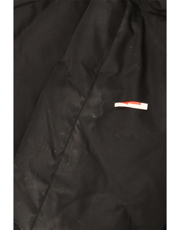 Per Una Manteau rembourré à capuche pour femme UK 16 Large Noir Polyester