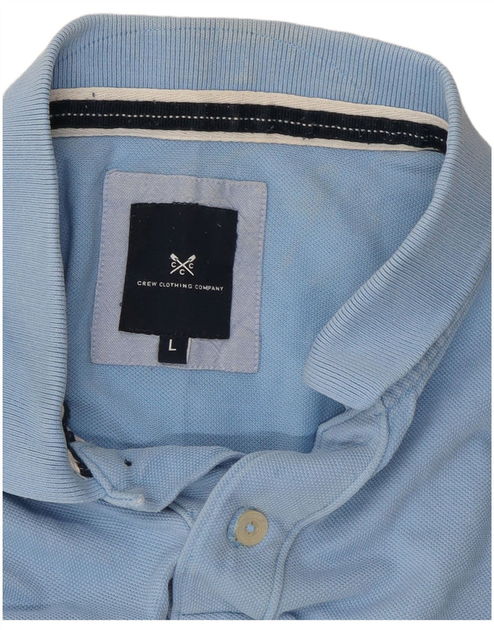 Crew Clothing Polo Homme Grand Bleu Coton
