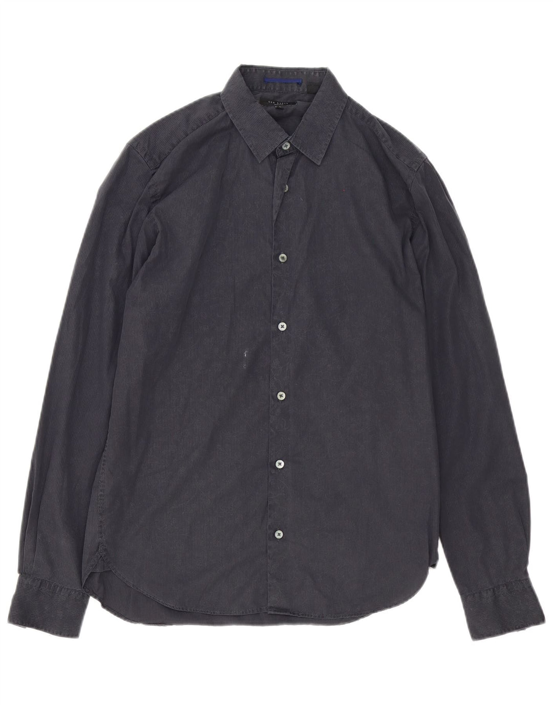 Ted Baker Chemise homme taille 3 coton gris moyen à fines rayures